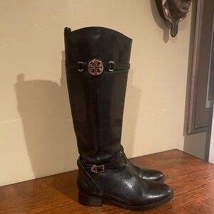Tory Burch Black Over the Knee Boots